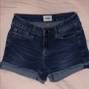 Hudson brand jean shorts